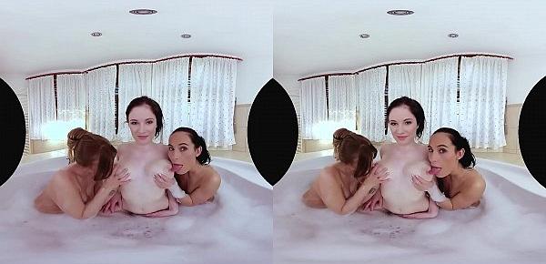  Lexi Has an Amazing Time With Her Big-Breasted Friends in the Bath